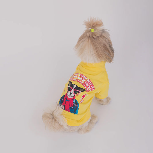 I am my own muse turtle neck dog Tshirt