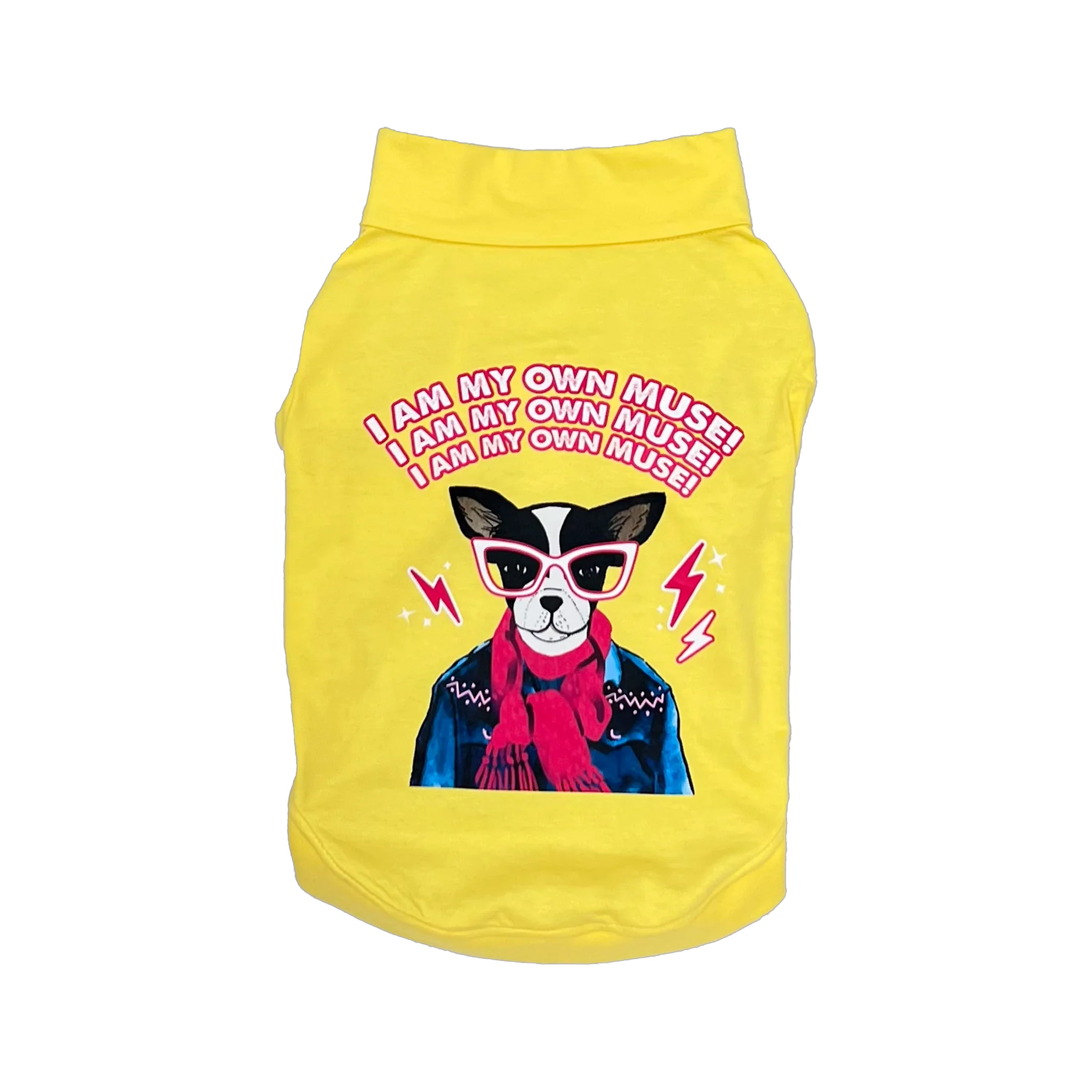 I am my own muse turtle neck dog Tshirt