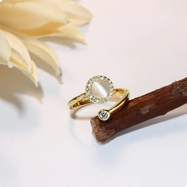 Spinning Moonstone Ring