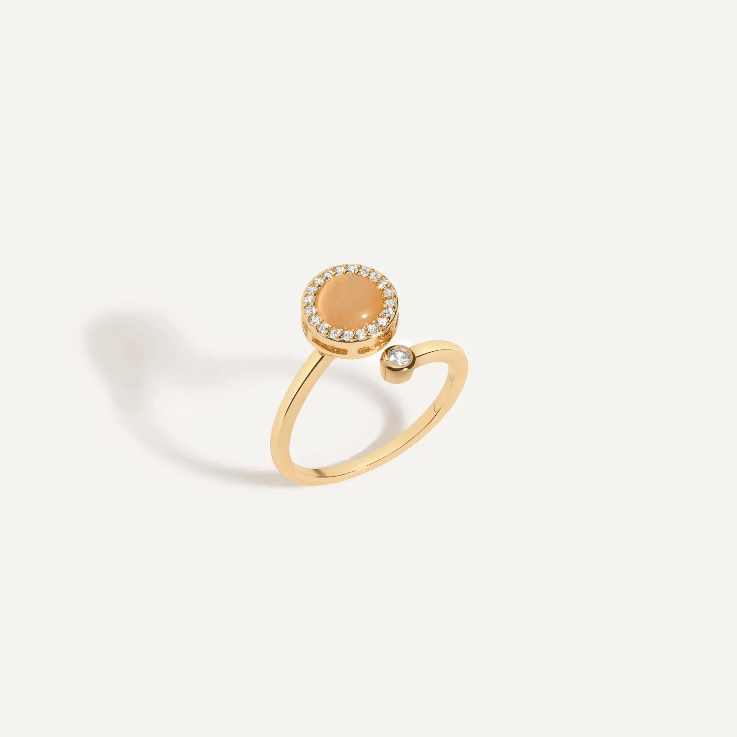 Spinning Moonstone Ring