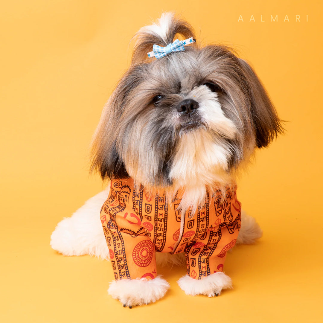 Om Cotton Kurta For Dogs