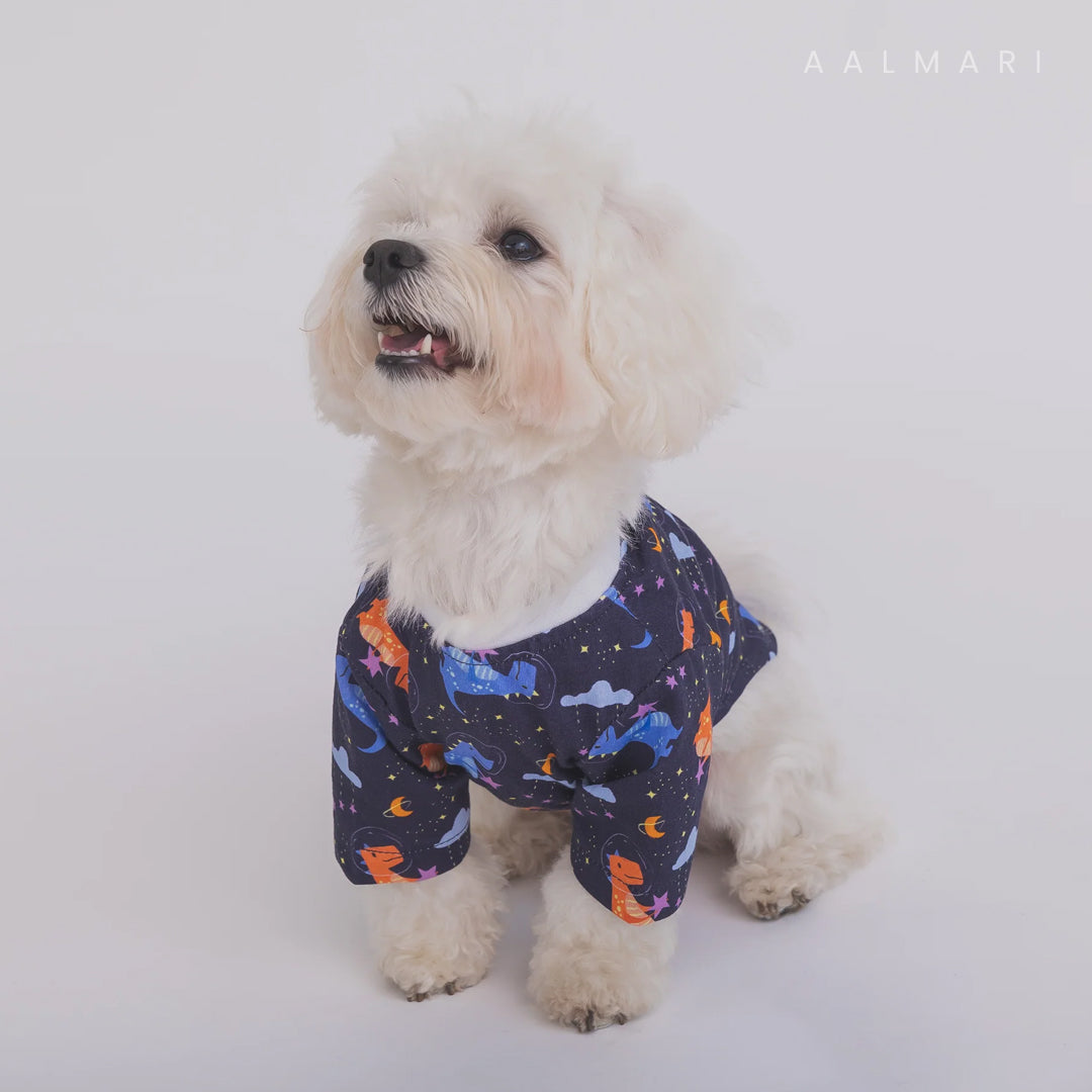 Space Dino Dog Tshirt