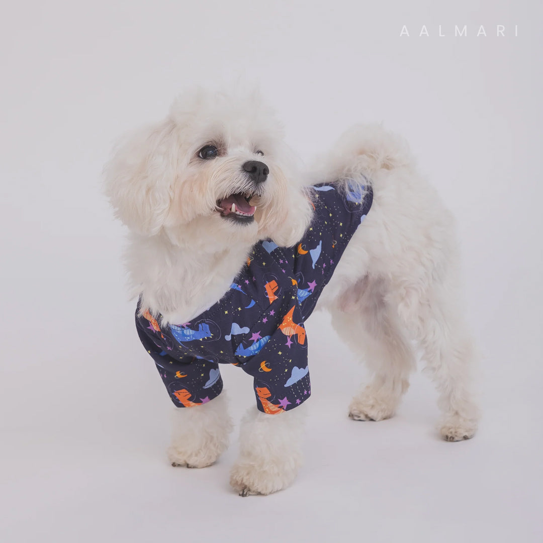 Space Dino Dog Tshirt